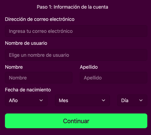 REGISTRO Candyland casino